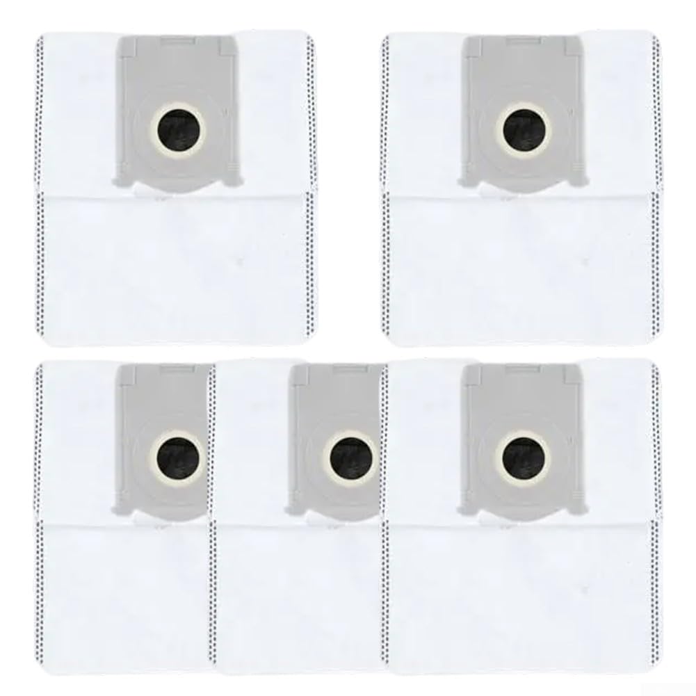 5 Pack Non-Woven Dust Bags for ECOVACS for DEEBOT X8/ T50/ T50T30C Pro/ DDB030041 Vacuum Cleaner Replacement Bags Home Floor Dust Cleaning Spare Parts