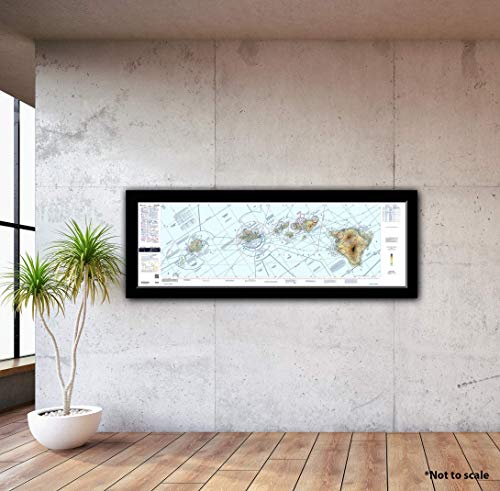 Mapa FAA Islas Hawaiian VFR Edición Actual miniatura 1
