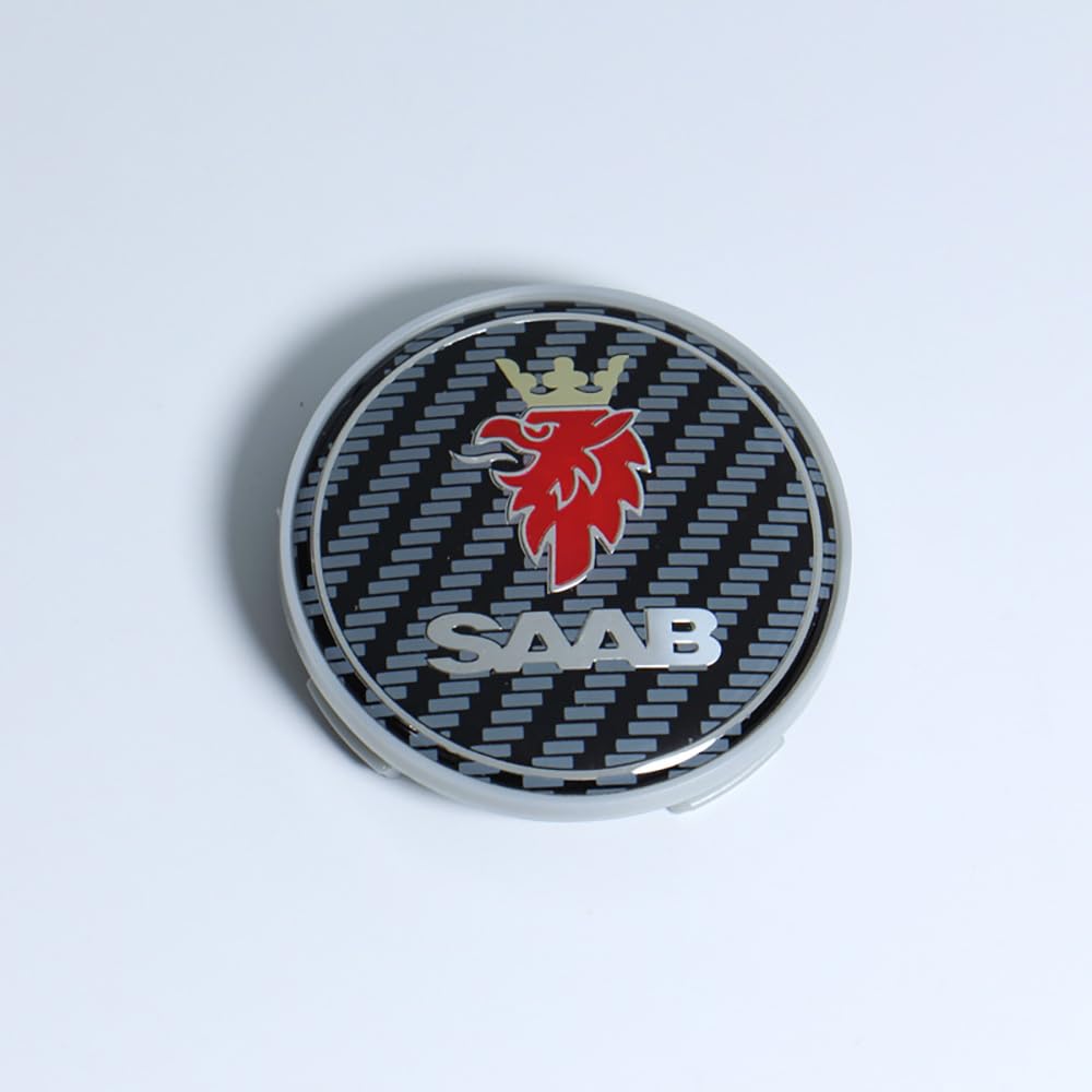 Accessori Auto Saab Coprimozzo Per Saab 93 9-3 9-5 Vector Linear Aero - 4 Pezzi, 63 Mm, Antipolvere E Impermeabile Coprimozzi Auto Antipolvere - 5