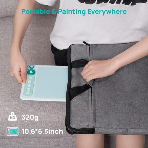 Image of Parblo Intangbo X7 Drawing Tablet 7x4 inch Graphics Tablets,Digital Drawing Tablet with Mode Switch,6 Customized Keys,Battery-Free Stylus S01 for Digital Art,Design,Work with Window /Mac,Android