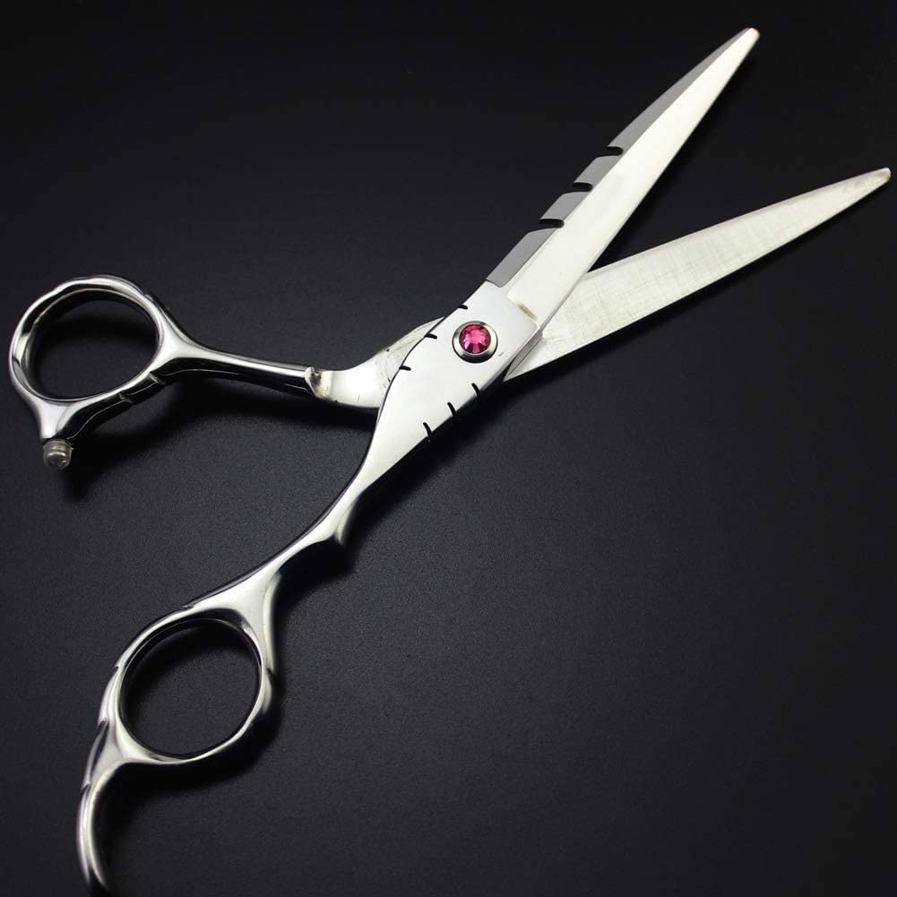 Friseurschere, Friseurschere Mit Scharfer Friseurschere, Professionelles Friseurscheren-Set, Leichte Effilierschere Für Haarschneidesalons, Flatcut 5,5 Zoll, A-5,5-Zoll-Set