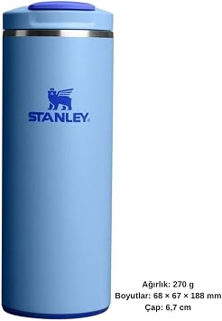 Stanley The Transit Fliptop Mug 0.35 L Termos Kupa Bardak Matara Mavi, 10-13063-0052