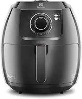 Fritadeira Elétrica sem oleo Electrolux Airfryer 5L 8 receitas pré-sugeridas desligamento automatico cesto removivel 1700W EAF50 grafite 220v por Rita Lobo