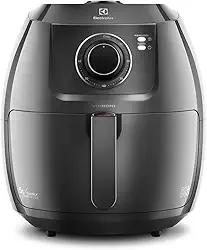Fritadeira Elétrica sem oleo Grand Airfryer 5L mecanica Electrolux EAF50 grafite 1800W 127v