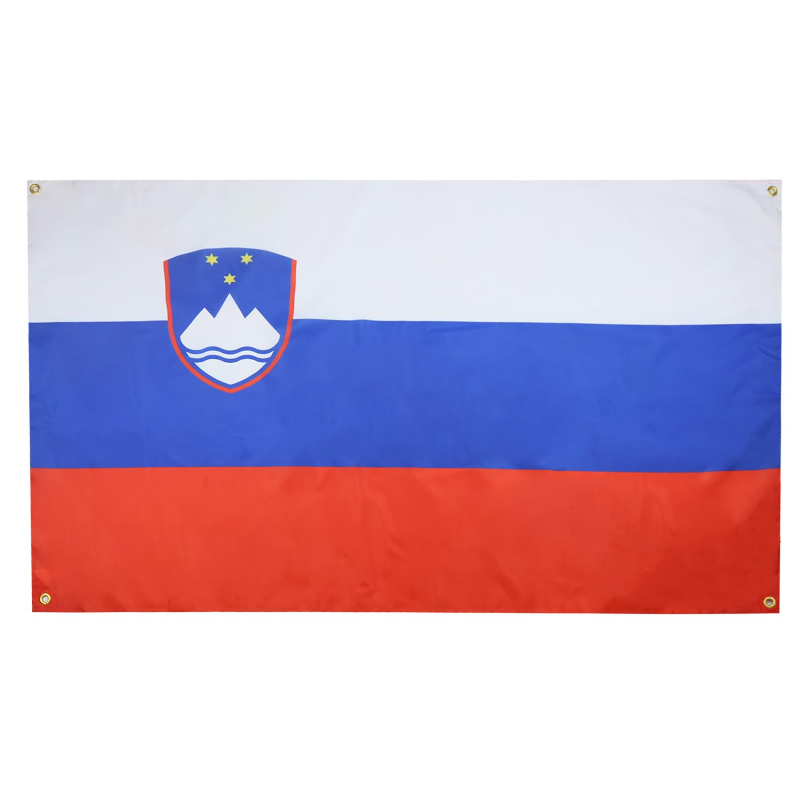AZ FLAG Slovenian Flag 150 x 90 cm with 4 Eyelets for Balcony or Wall