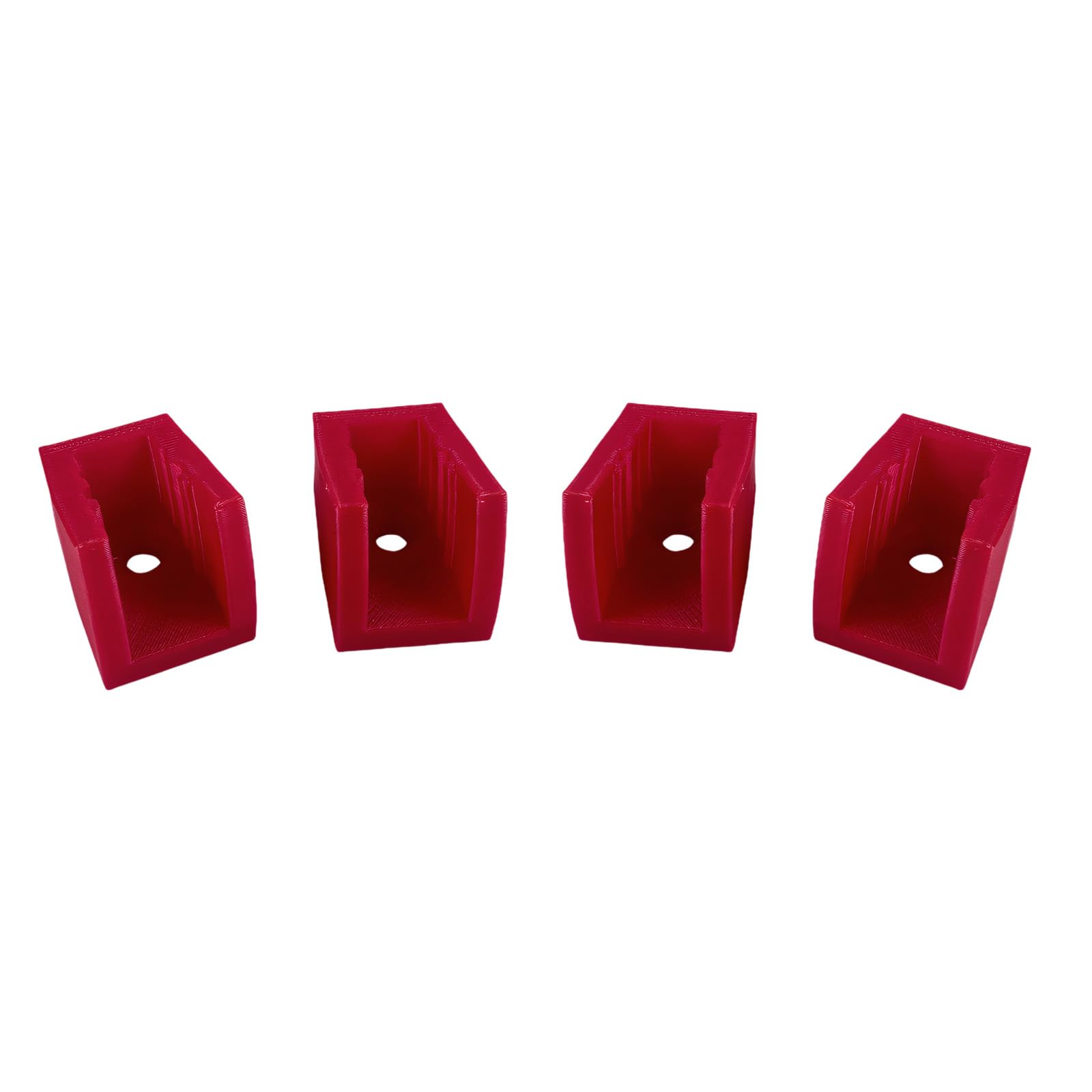 HENYGEN Of 4 Polylactic Acid Wall Mount Tool Clamps Sturdy Pneumatic Holders for Organizing Pneumatic Tools and Accessories Multi Color Holders