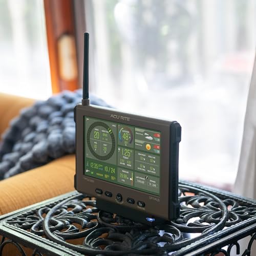 AcuRite Optimus Weather Station with Wi-Fi HD Display, Built-in Barometer, Lightning Detection, Indoor/Outdoor Temperature and Humidity, Wind Speed/Direction, and Rainfall Measurements (01216MCB) by AcuRite - Image 2