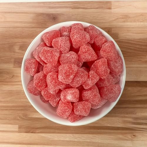 Sour Cherry Jelly Hearts - Bolsa resellable 1 lb miniatura 5