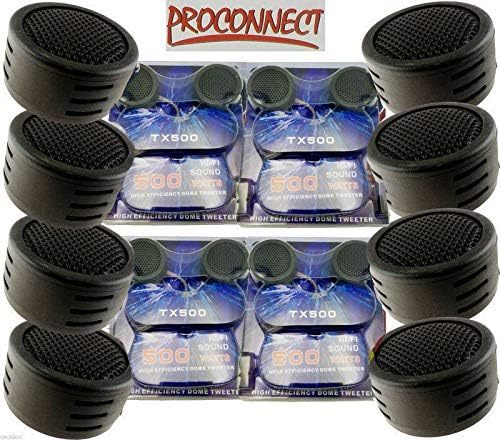 Miniatura 2 de TX 5 pares de 500 vatios Super Car Audio Dome Tweeters 2500W potencia máxima total