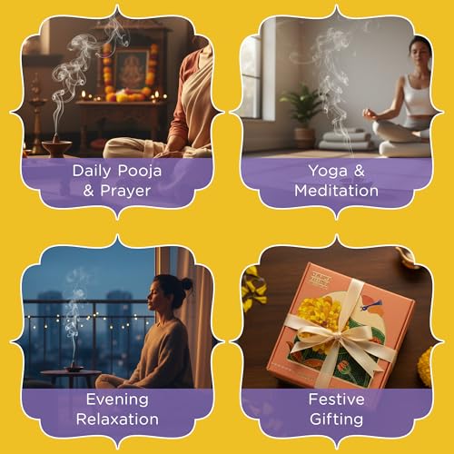 Image of HelpUsGreen Natural Dhoop Cones Eucalyptus and Mogra (80 Cones Pack of 2)|Charcoal Free Organic Low Smoke Long Lasting Incense Cones for Pooja Samagri, Home Fragrance, Meditation|Free Ceramic Holder