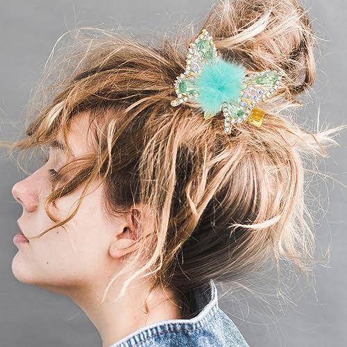 Barrettes à cheveux d'exception Beavorty accessoires de coiffure en strass éthérés - 6