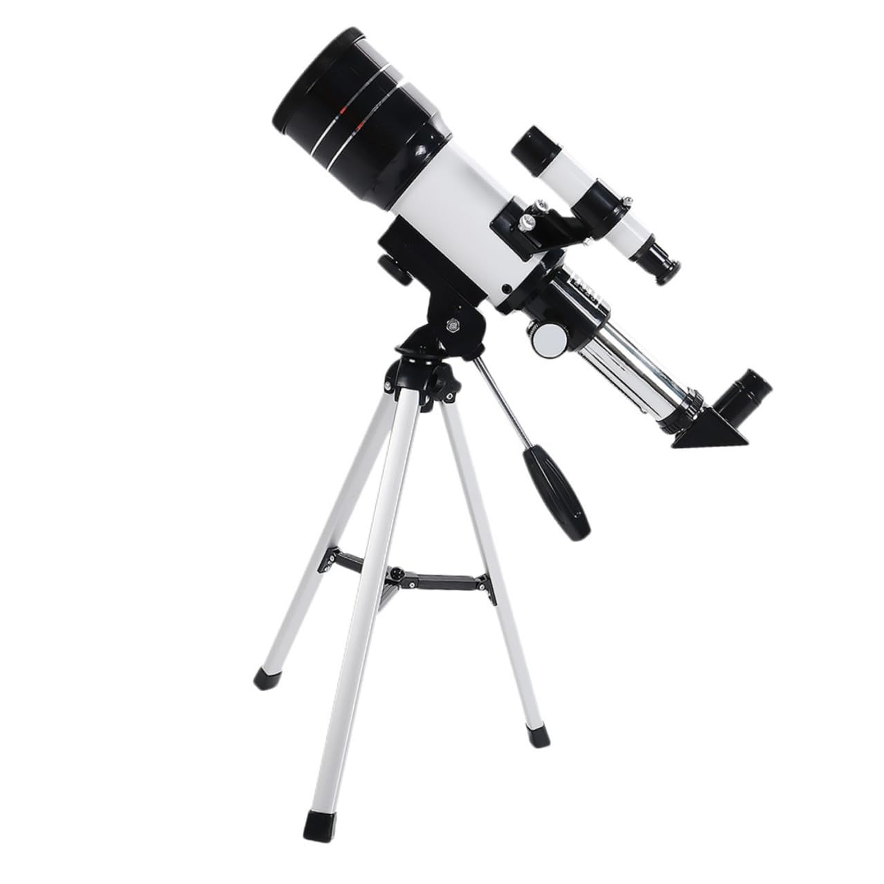 POPETPOP 1set Telescopio Astronomico con Treppiede e Adattatore per Smartphone Obiettivo Rifrattore Professionale con Lenti Fmc per Osservazione e Fotografia