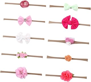 Faixa De Cabeça Para Bebê Menina Faixas De Cabeça De Bebê Laços De Cabelo Para Bebês Acessório De Cabelo Para Meninas Elásticos Tiaras De Bebê Faixa De Flor Infantil Faixa De