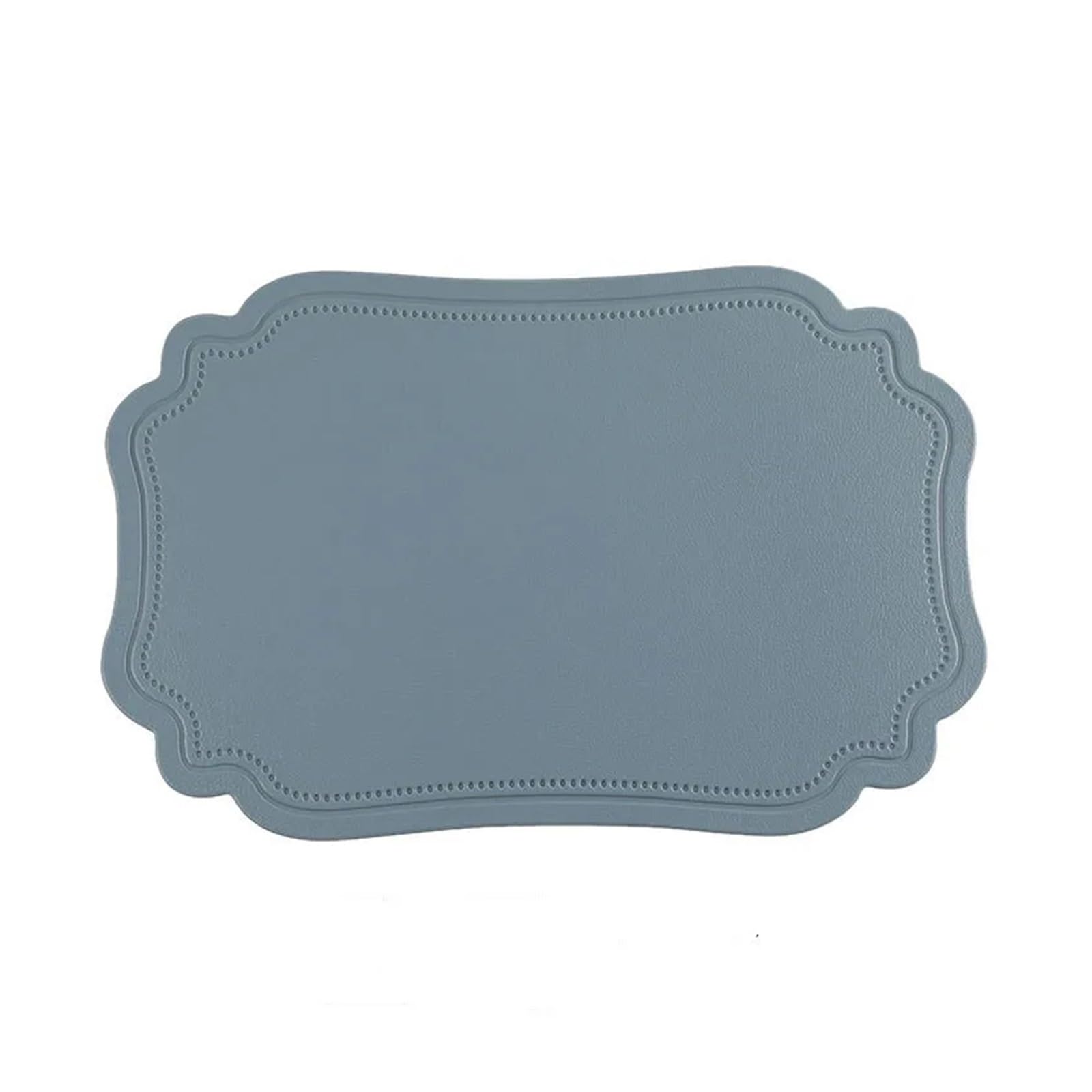 Genérico Manteles Individuales Cuadrados Negros for Regalo, manteles Individuales for Mesa, Antideslizantes con Formas, Posavasos Suaves, 6/10 Uds(Square Blue,10pcs 30x45cm)