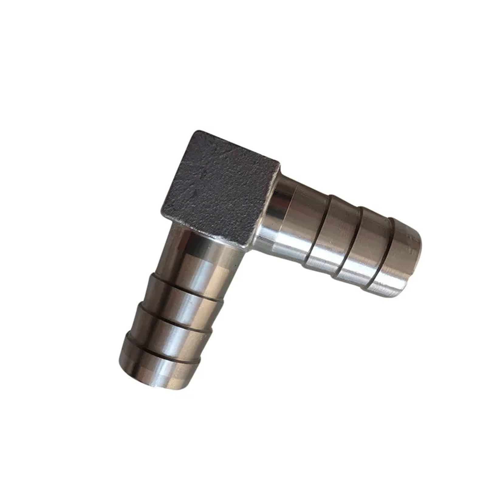 Raccord coudé cannelé en acier inoxydable 304 durable de 12 mm