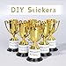 ZZYFGH 12 Pack Mini Trophies, 4 Inch Mini Gold Award Trophy Cup, Plastic Gold Award Trophy Cups, Golden Award Trophy Cups Set for Sports, Party Favors, Tournaments, Competitions
