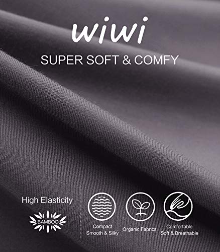 Wiwi Bamboo Pajamas Set For Women Soft Long Sleeve Pj Sleepwear Knit Jammies Pants Lounge Sets Loungewear S-Xxl, Dark Grey, Xx-Large #TOP4