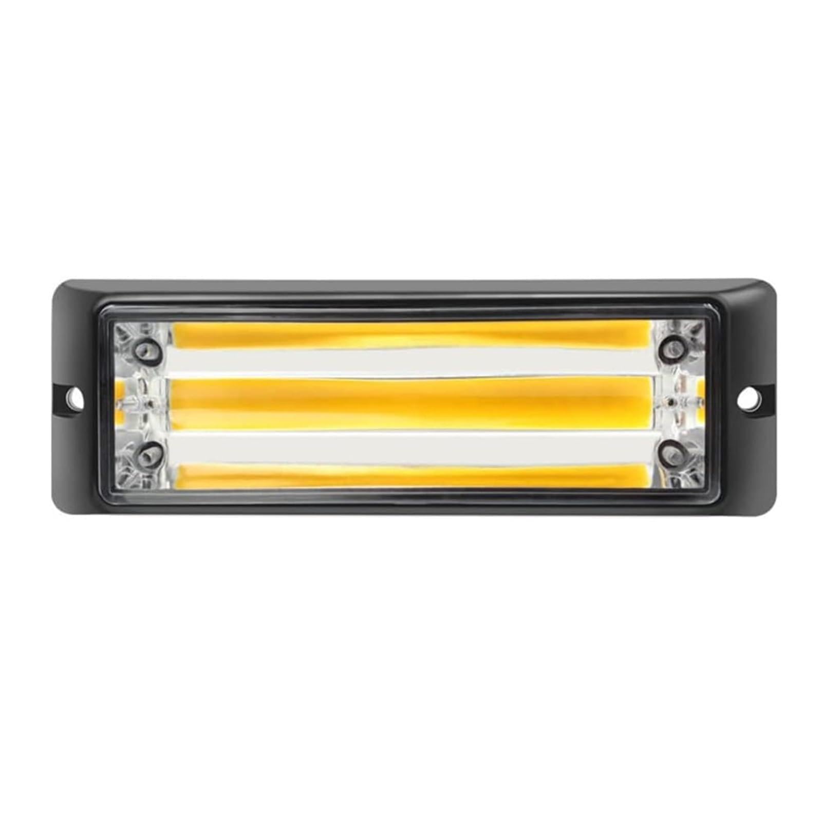 Luz estroboscópica LED de advertencia for coche, parrilla, luces de emergencia intermitentes, luz de señalización lateral amarilla for camioneta, 12-24 V(1pcs Yellow Light)