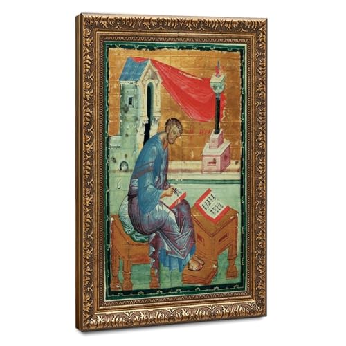 Toile Saint Luc évangéliste Andrei Rublev cadre suspendu chic