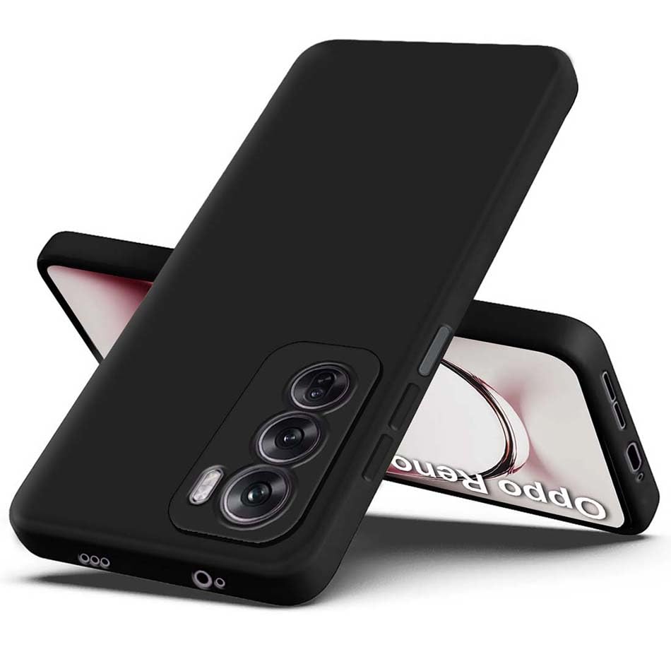 Fashionury Back Cover for Oppo Reno 12 Pro 5G | Camera Bump Protection | Matte Soft Silicon Flexible | All Side Shock Proof Rubberised Back Case Cover for Reno 12 Pro 5G (Black) (B0D9SL5KTD) Amazon Price History, Amazon Price Tracker
