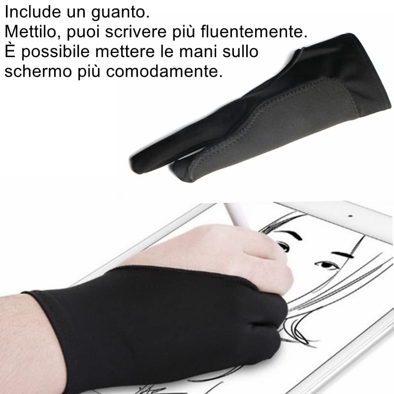 Lápiz Sensible a presión 4096 para Apple Pencil 1 2 para iPad 2 3 4 5 6 7 Pro 12.9 11 10.5 2015 2016 2017 2018 2020 Air 1 2 3 Mini 1 2 3 4 5 Aguja Activo para Pantalla táctil táctil Stylus (Negro)