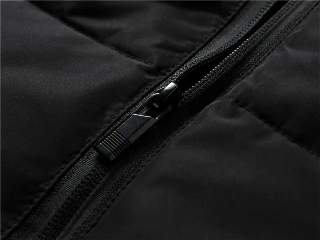 Vogrtcc Chaleco Informal De Plumón De Pato Blanco Para Hombre, Chaqueta De Plumón Sin Mangas De Talla Grande