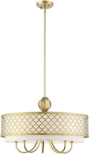 Miniatura 6 de livex iluminación 41105Arabesque sola luz 24" Amplia exteriorLámpara de araña, de carga, Plateado, 60.00watts, 120.00 volts