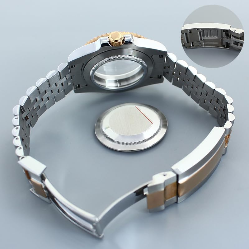 40mm Steel Diver Waterproof Men's Watch Case for Seiko NH35/34/36/38 Miyota8215 8205 ETA2824 Movement Repair Part