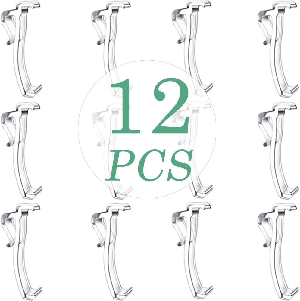 2.5 Inch Valance Clips for Horizontal Blind Valance (12 Pieces)