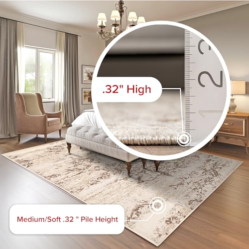 Tapete Ovalado NuLOOM Freja Beige 108 x 79 cm miniatura 5