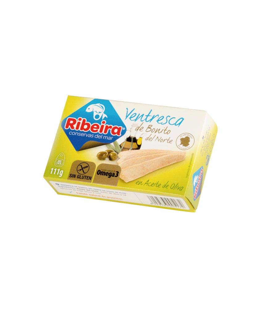 VENTRESCA DE BONITO EN ACEITE DE OLIVA RIBEIRA LATA 111 GR (25 LATAS)