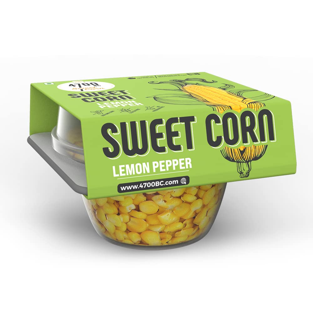 4700BC Sweet Corn, Lemon Pepper, Ready to Eat, 82g (Pack of 4) (B09RWK1SDV) Amazon Price History, Amazon Price Tracker