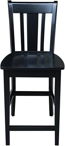 Miniatura 13 de International Concepts San Remo Taburete alto de bar, gris pardo lavado gris topo lavado,Espresso,Marrón,Beige,Negro -,Hickory/piedra