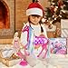 BETTINA My Dreamy Unicorn and Princess Doll Playset, Large Size Unicorn Toys with Magical Rainbow Lights & Realistic Horse Sounds, Ideal Unicorn Gifts Horse Play Set for Girls 3-9