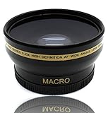 58MM Wide Angle Macro Lens for Canon EOS Rebel T6 T5 T3 SL2 SL1 18-55mm