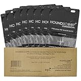 HOUNDSCOOP 800 Count Pull-Strap Header Pet Waste Bags, 8 Header Packs of 100 Bags, Dog Waste Station Bags for HOA, Residential, XL and Strong, Easy Single Pull for Poop Station Dispensers
