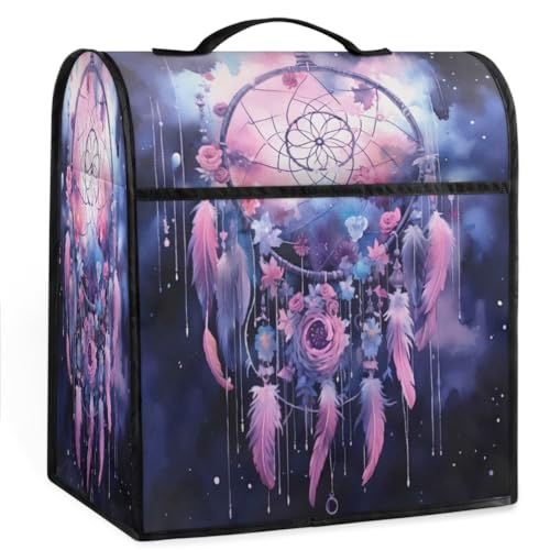 Coffee Maker Cover Dreamcatcher Ethnic Kitchen Appliance Covers Small Appliance Covers Blender Cover Juicer Cover Dust Covers for Kitchen Appliances with Top Handle and Pockets,Washable,C323