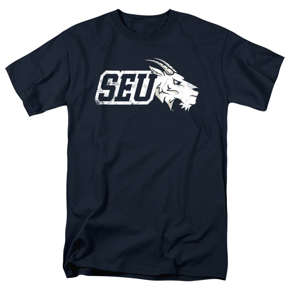 LOGOVISION Official Collegiate Distressed Primary Logo Adult T-Shirt Collection — view 25