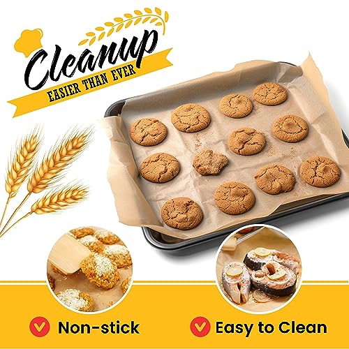 Baking Paper Roll 38cm x 64m, Non-Stick Unbleached Parchment Paper with Cutter for Baking Cooking, Grilling, Steaming - Image 2