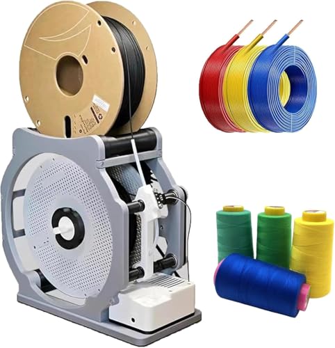 Rebobinador automático de filamento 3D inteligente que evita enredos en carretes de 1 kg