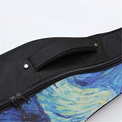 MQJ Sac À Guitare Acoustique de 36 Pouces 41 Pouces Épaissie Épaule Guitare Étui À Dos À Dos À Bandoulière Réglable Case… - Les Beatles, Paul McCartney, John Lennon, RIngo Starr, George Harrison MQJ Sac À Guitare Acoustique de 36 Pouces 41 Pouces Épaissie Épaule Guitare Étui À Dos À Dos À Bandoulière Réglable Case… – Image 3