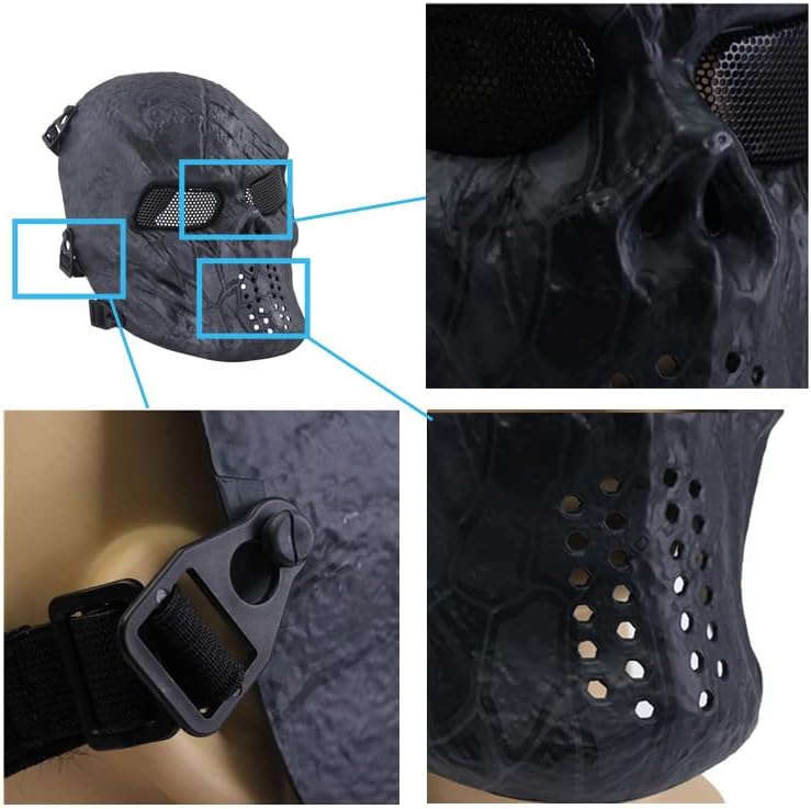 Tactical Airsoft Mask Outdoor Shooting Sports Gear Horror Gost Skul Halloween Cosplay
