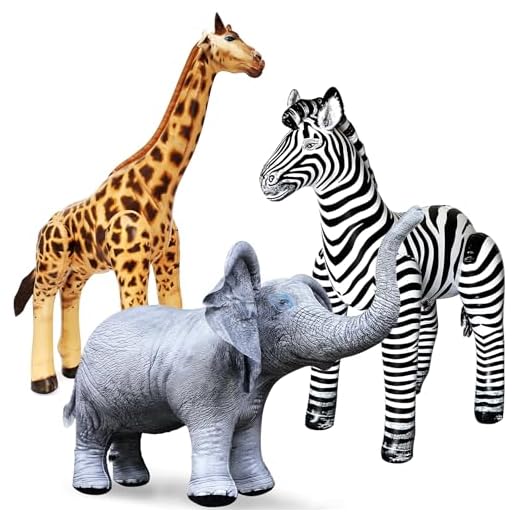 Wildlife Safari Inflatable Animal Set