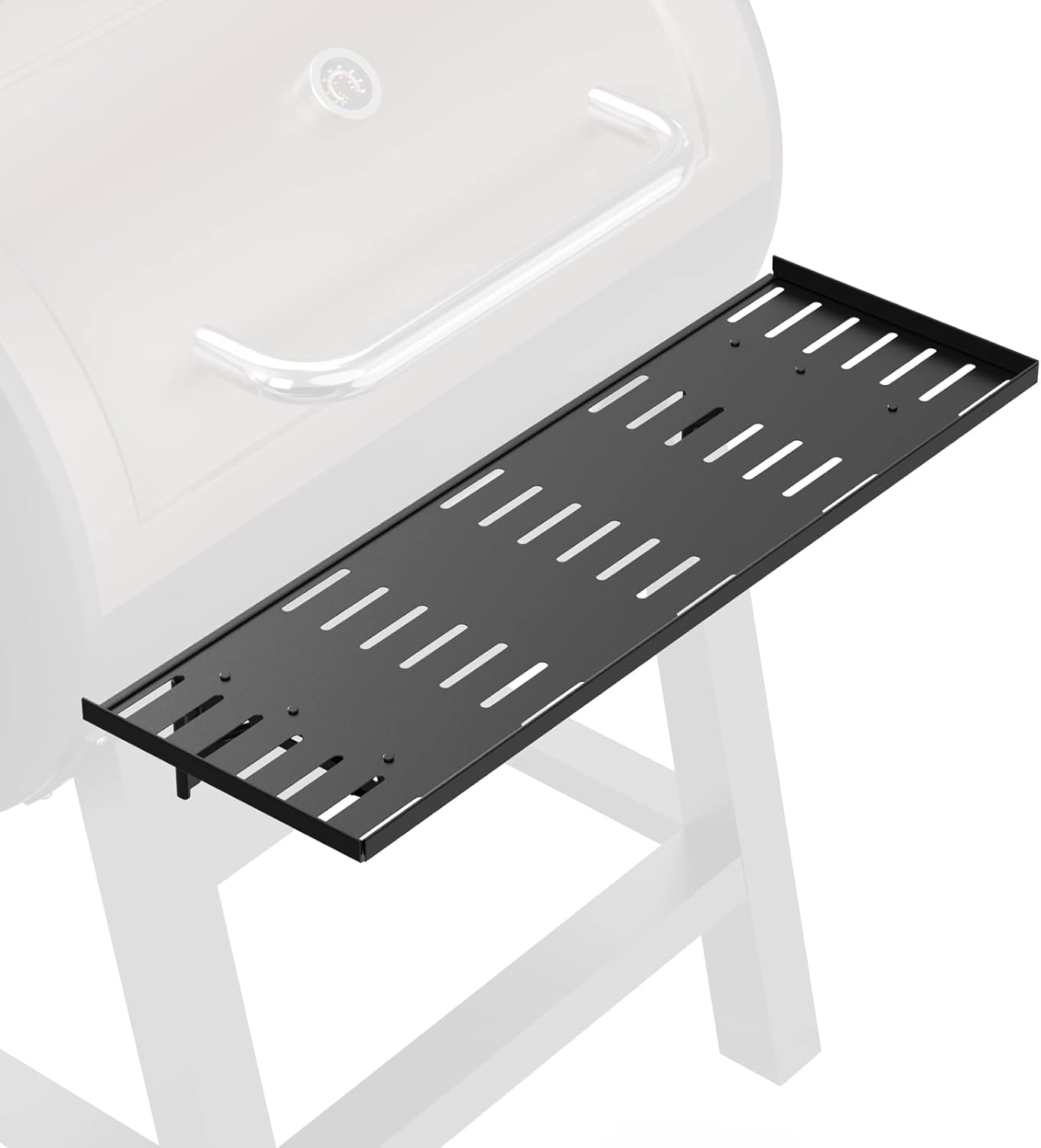 LS'BABQ Folding Shelf for Pit Boss 820 Deluxe Pellet Grill, Powder Coating Steel Plate Folding Shelf Powder Coating 820 series