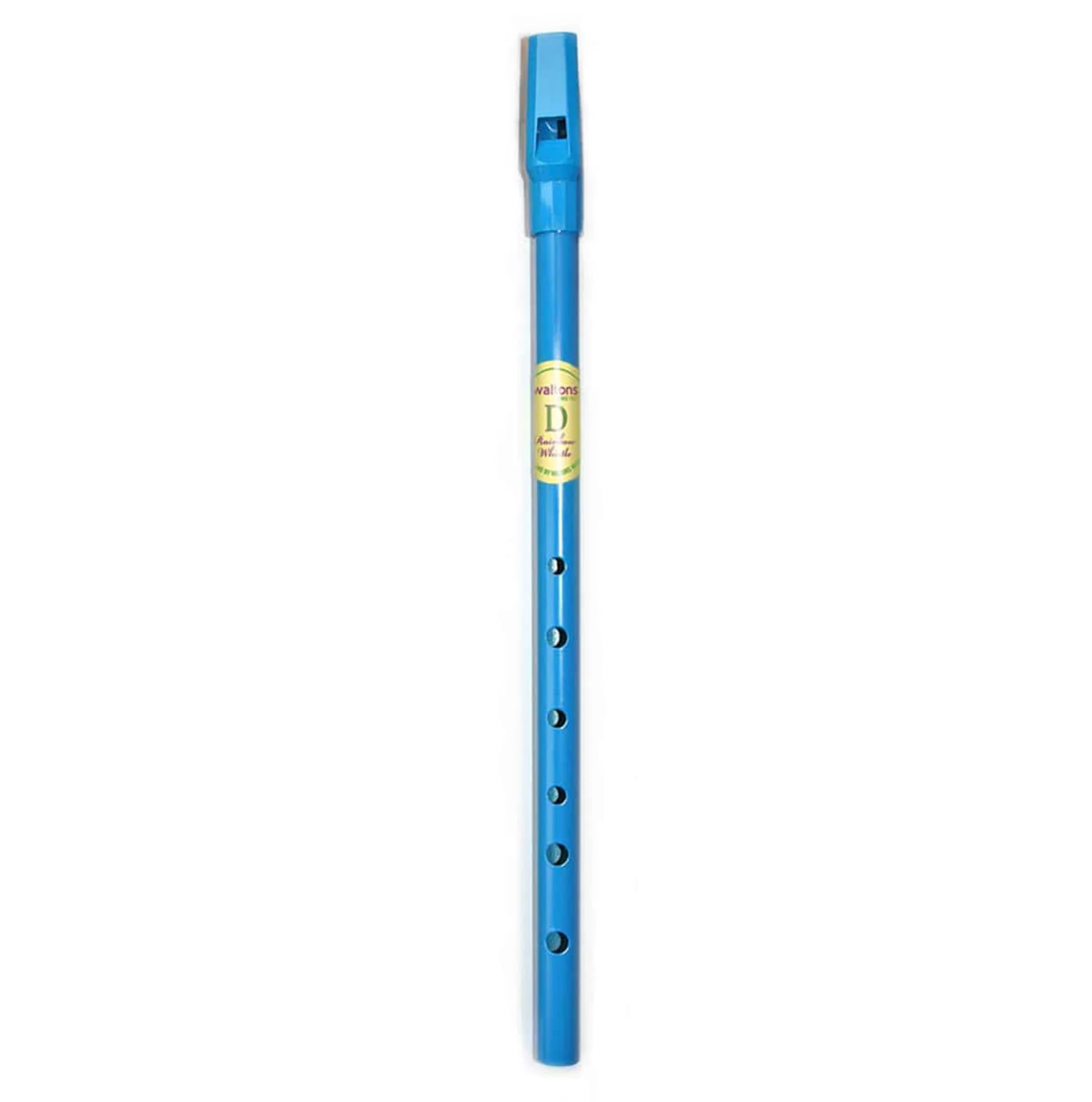 Waltons Blue Whistle Tube - Fun & Colorful Tin Whistle - Key of D - Irish & International Instrument - Perfect for Beginners
