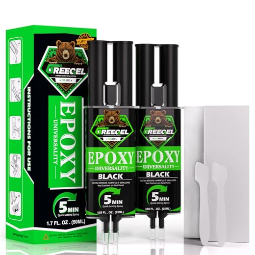 GREEGEL 2 Part Black Epoxy Glue