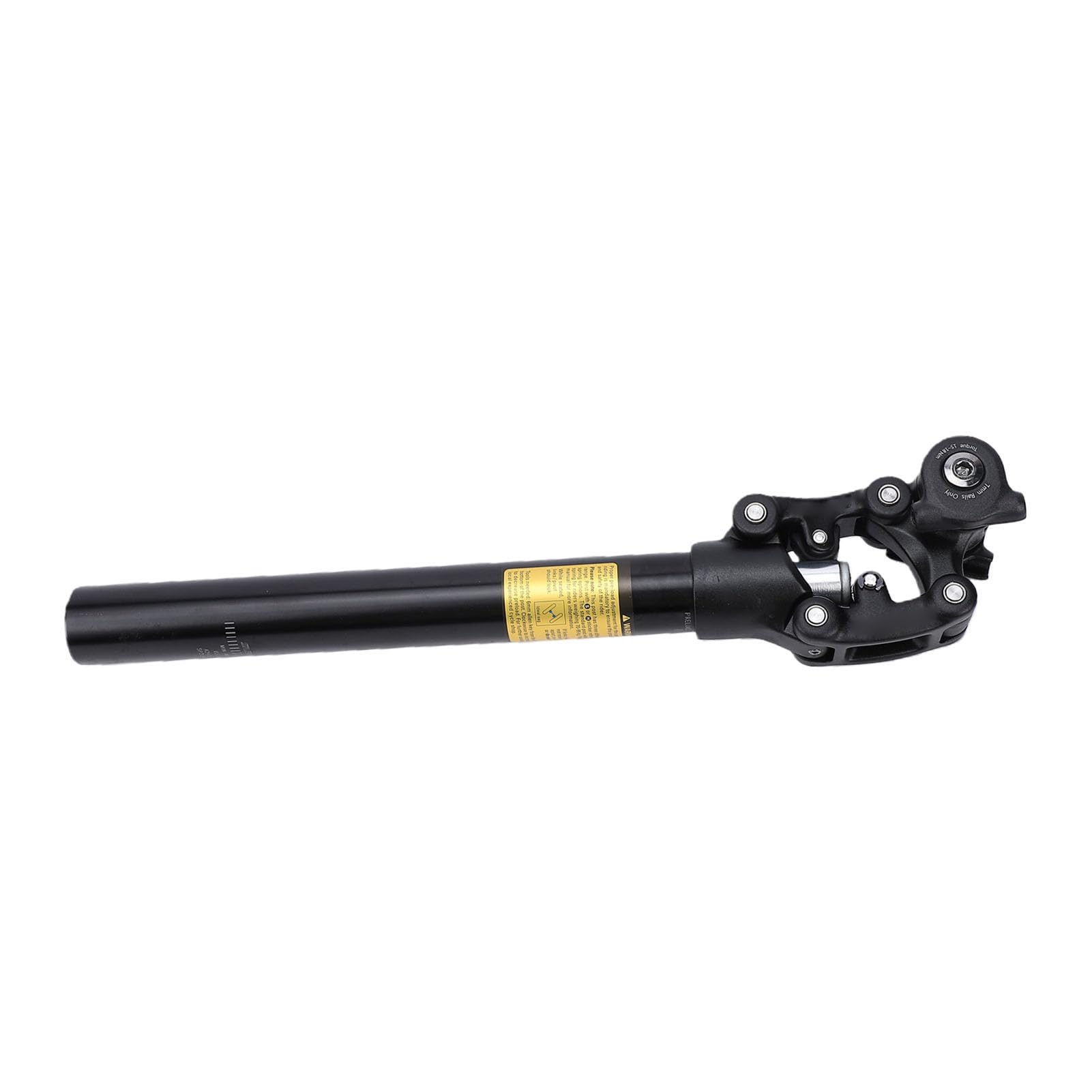 Generic Sztyca Amortyzowana ze Stopu Aluminium do Rowerów Górskich, Kompaktowa Regulacja Zapewniająca wygodę, Sztyca Siodła Rowerowego 30,9 Mm dla Rowerzystów
