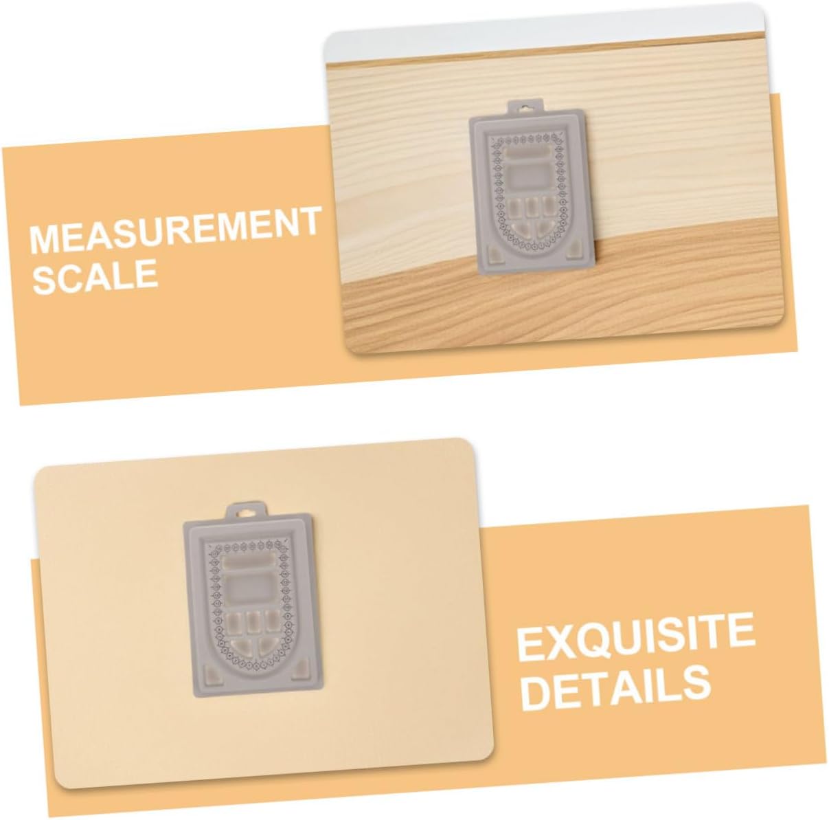 DOITOOL 2pcs U-Shape Bead Design Board Measurement Scale for Necklace and Bracelet Making Flocked Surface Beading Tray for DIY Jewelry Crafting