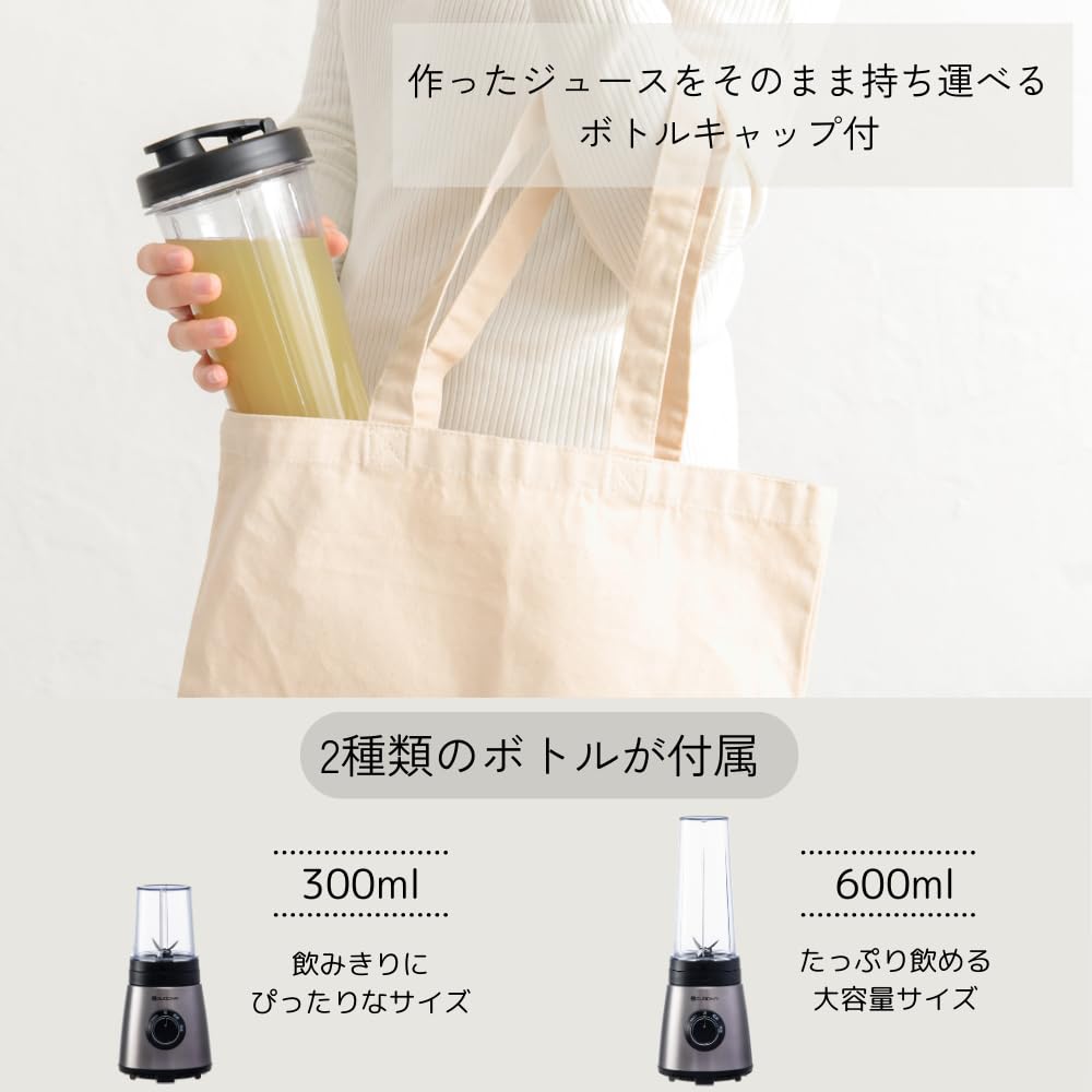 Amazon | FUKAI クオシナ スリムブレンダー ステンレス 氷も砕ける