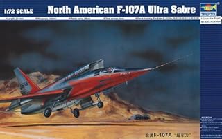 Trumpeter F107A Ultra Sabre Prototype Aircraft (1/72 Scale)